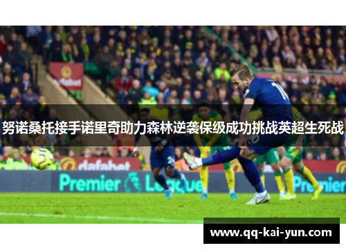 努诺桑托接手诺里奇助力森林逆袭保级成功挑战英超生死战